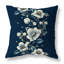 Coussin d'intérieur / extérieur Teal Flowerscape-111762973