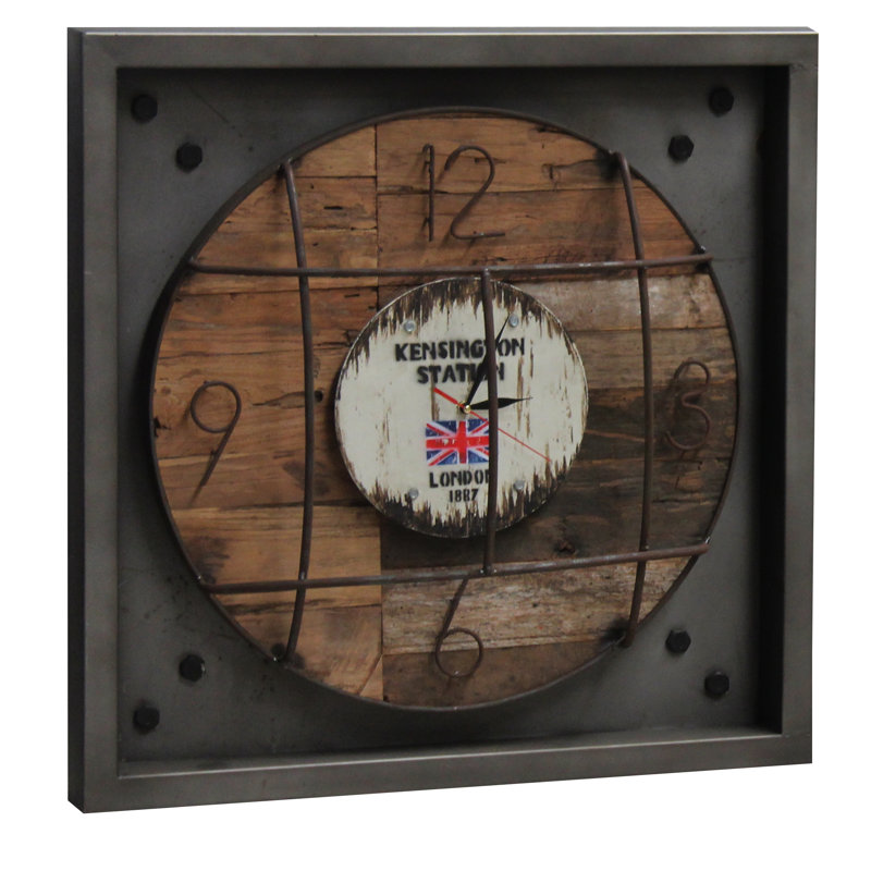 Lake City Solid Wood Wall Clock