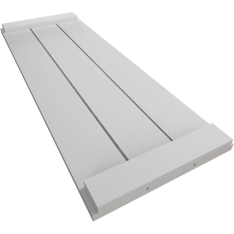 Volets rustiques en faux bois à trois planches jointes avec lattes (par paire), H 82 po x l 16,5 po x P 1 po, 16"