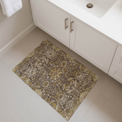Tapis damassé intérieur / extérieur lavable à la machine ACN2617
