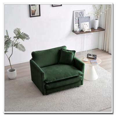 Fauteuil d'appoint en chenille, fauteuil club de salon