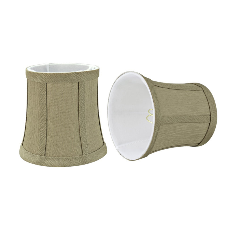 Abat-jour en lin de style candélabre H 5 po x l 5 po Althoff