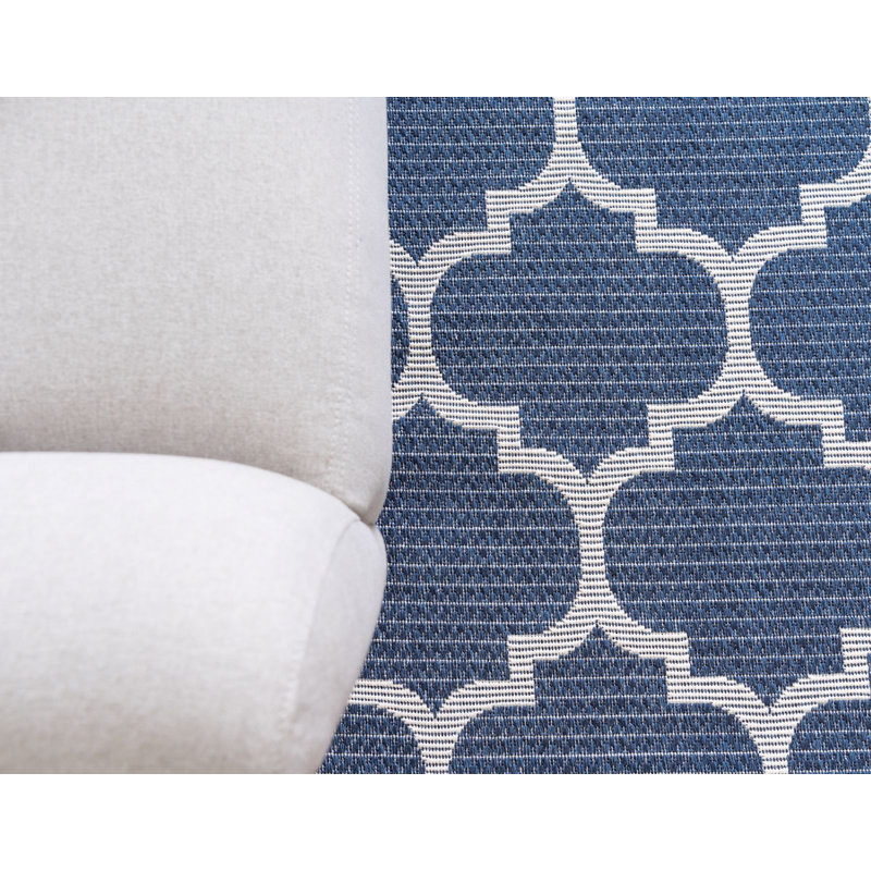 California Cotton Abstract Indoor Rug, Rectangle 8'5" x 11'4"