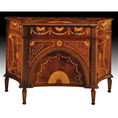 59" Wide Mahogany Wood Sideboard
