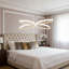 Lustre à DEL à hauteur réglable avec lumière jaune / blanche-242064759