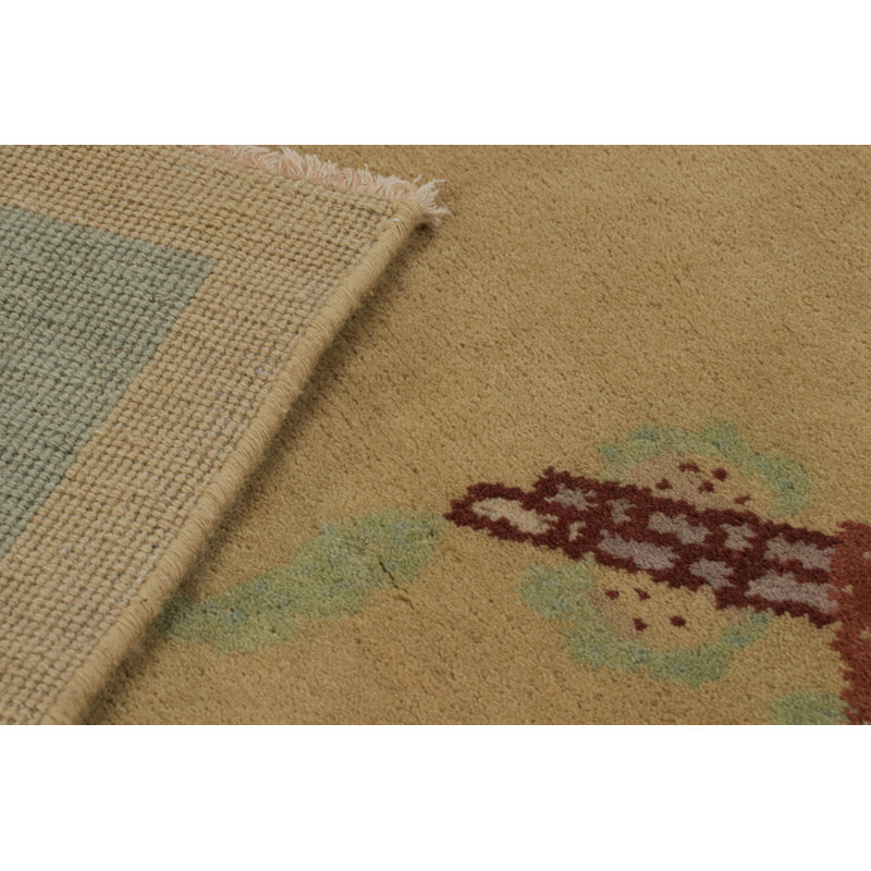 Hand Knotted Wool Area Rug