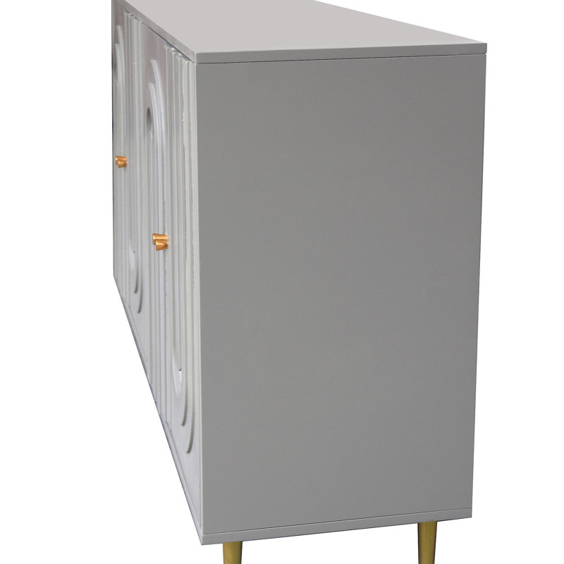 Console de 60 po pour le couloir, Gris