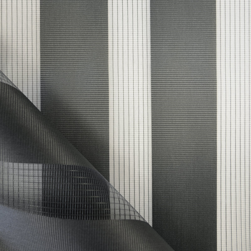 Rideau roulant utilitaire Zebra, Gris anthracite, l 53 po x L 48 po, Motorisé
