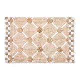 Lattice & Dot Bath Rug