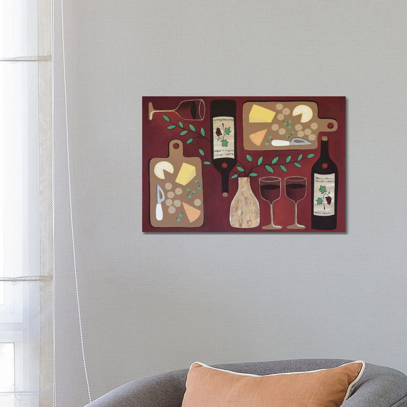 Wine O'clock by Lisa Frances Judd - Wrapped Canvas Print, 66.04 cm H x 45.72 cm W x 3.175 cm D