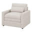 Canapé simple surdimensionné de 31,9 po avec coussin double moelleux et confortable avec coussin lombaire détachable-1327837640