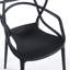 Ensemble de 4 chaises contemporaines transparentes pour la maison et le bureau-2077798977