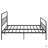 Queen Bed Frame With Headboard And Footboard, Metal Platform Bed Frame, All Metal Slats Support, Under Bed Storage, No Box Spring Needed, Easy Assembly