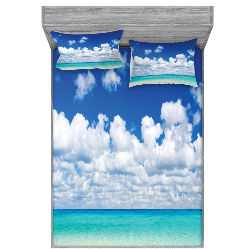 Microfiber Sheet Set, Full Sheet Set with Fitted Sheet