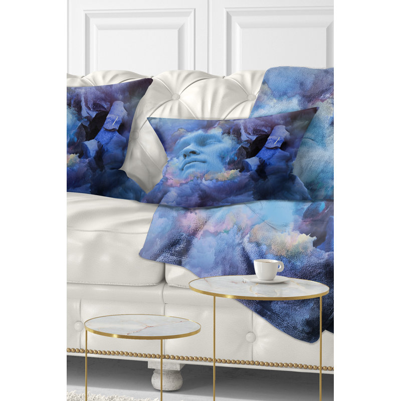 Coussin lombaire abstrait