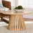 Candiance Modern Slatted Acacia Wood Coffee Table