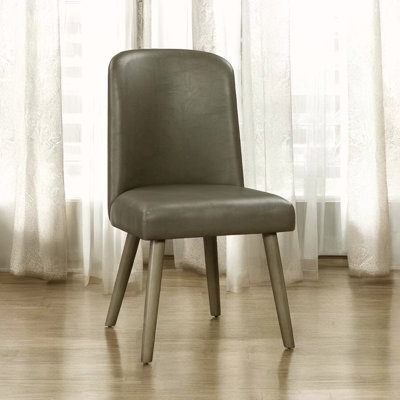Cuir synthétique et chaise d'appoint