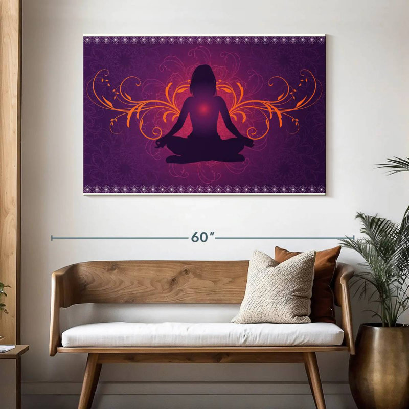 Kerrick Yoga Heart Chakra, 32" H x 48" W