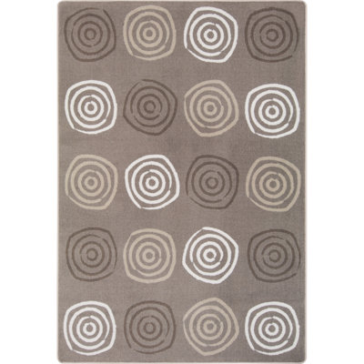 Joy Carpets Simply Swirls Neutral Area Rug