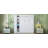 Full Size Murphy Bed Wall Bed With Shelves, Wardrobe And LED Lights,White-776209034-776209035