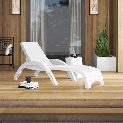Kassiopeia 74" Long Reclining Single Chaise by Mercury Row