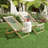 Set Of 2 Outdoor Weaving Chair, With Handwoven Rope