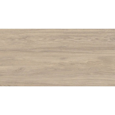 Carreau mural cannelé en bois naturel 24 x 48 (15,55 pieds carrés / caisse) Bois - paquet de 2