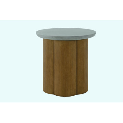 Table d'appoint circulaire moderne, simple et élégante