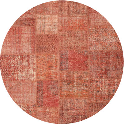 Tapis abstrait brun / jaune