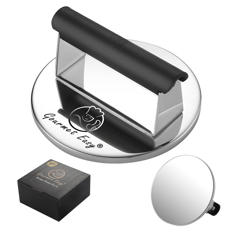 Gourmet Easy Non-Stick Stainless Steel Grill Press | Wayfair