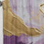 Darbonne - Réalité mauve et bleue sur toile IV - Rideau en velours moderne - obscurcissant - 1 panneau-64655454