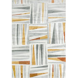 Tapis gris / jaune Jayden-Scott
