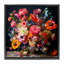 Mixed Full Bouquet Black Framed Floater Canvas Wall Art by Lazar Studio-143505332-143505333