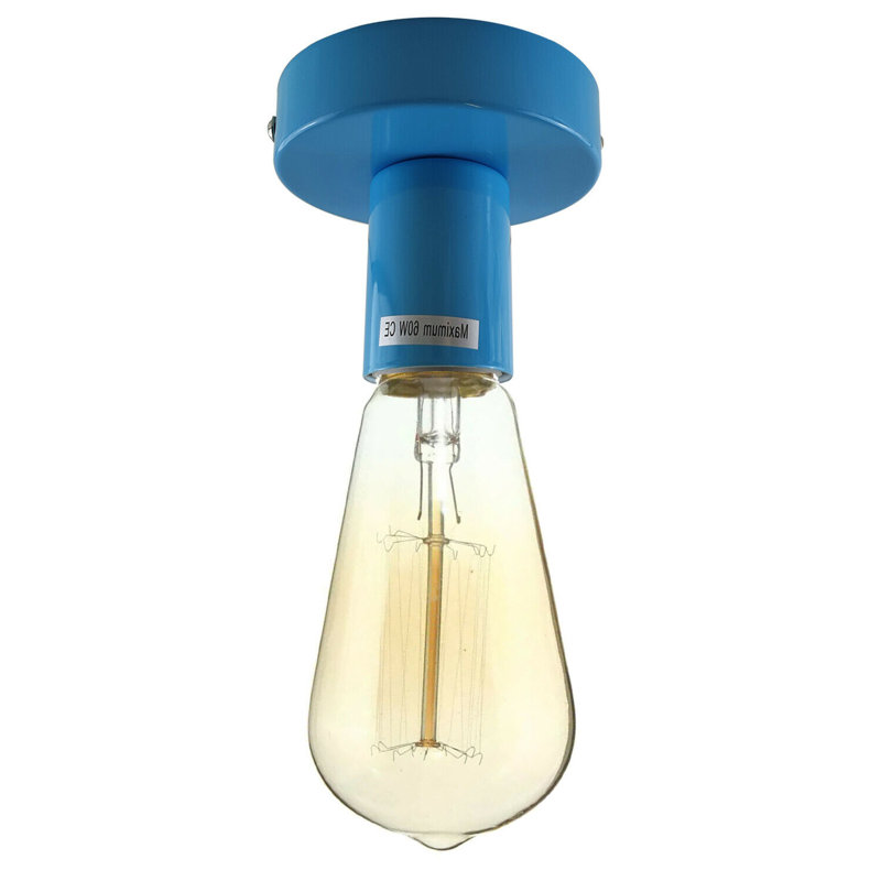 Avalea Semi Flush Mount, Blue