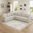 L-Shaped Modular Sleeper Sectional-125353707