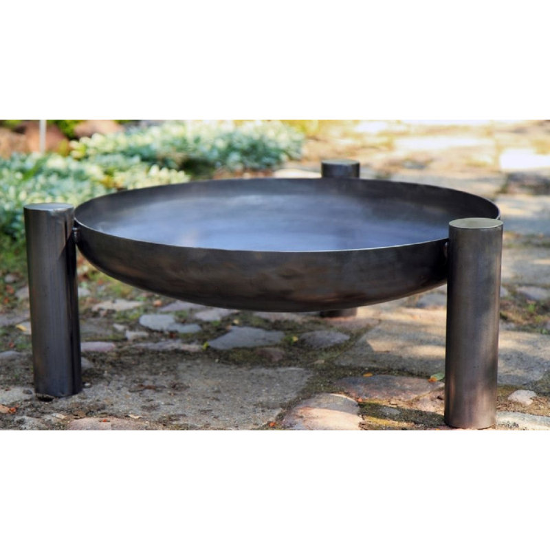 Rosiclare Steel Wood Burning Smokeless Fire Pit, 30" H x 60" W x 60" D