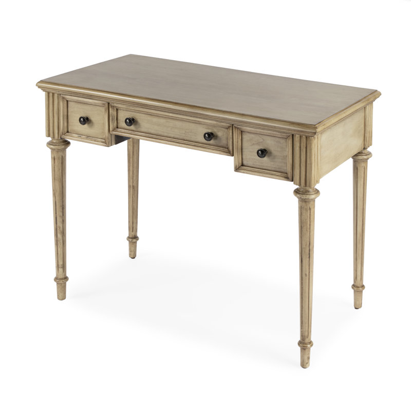 Arlita Desk, Antique Beige