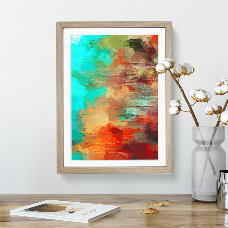 Lost Chances - Framed Print, 46cm H x 34cm W x 2cm D, Oak