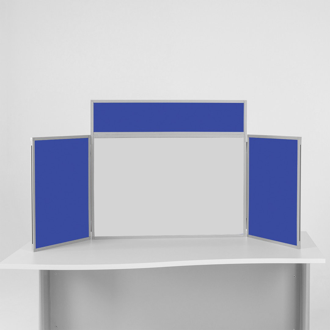Free-Standing Reversible Bulletin Board 80cm H x 180cm W