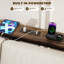 79" Behind Couch Table with LED Lights