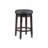 Maya Swivel Upholstered Stool with Solid Wood Frame-853509555-827600392