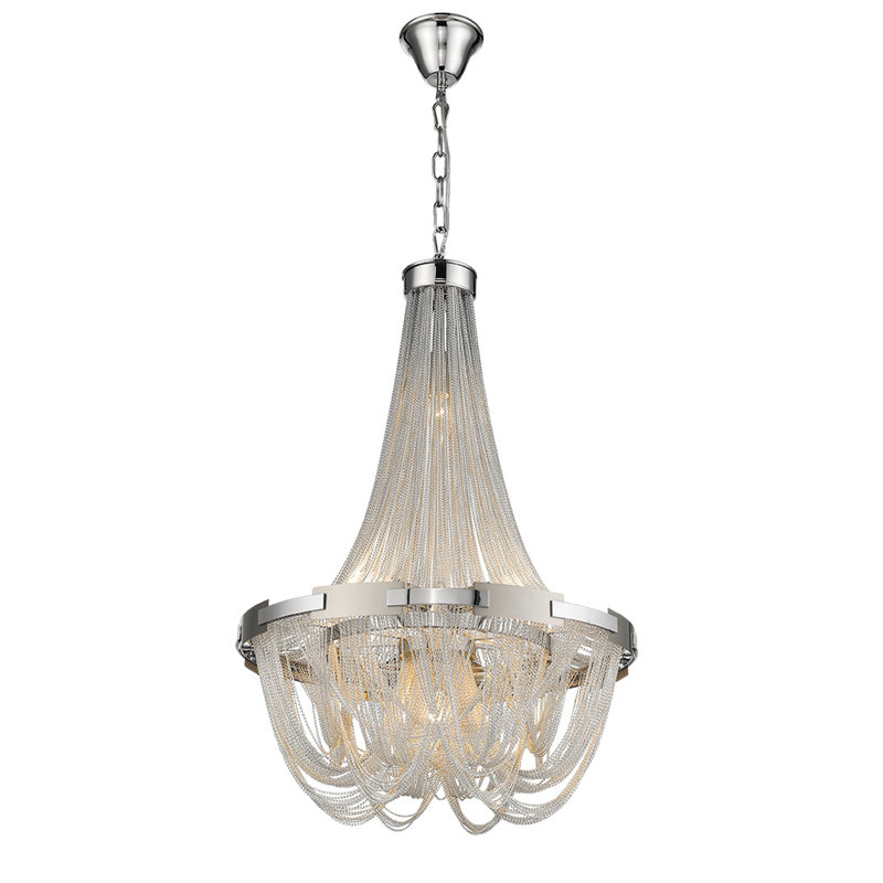 Eanes 6 - Light Chandelier, Sliver
