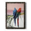 Palm Parrots - Peinture sur toile encadrée-109329973-109329981