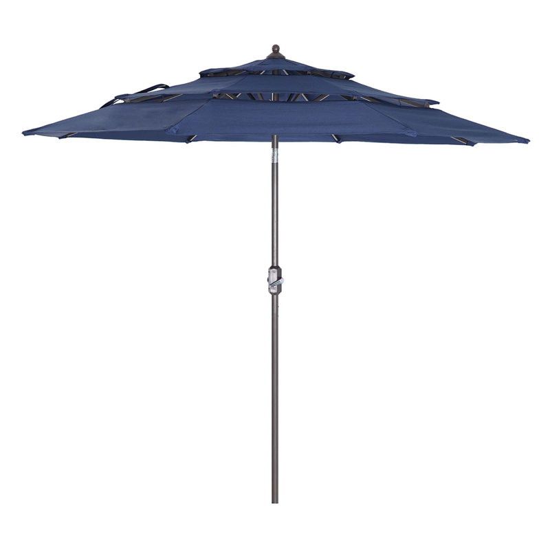 Parasol de marché 9 pi 9 pi, Bleu marine