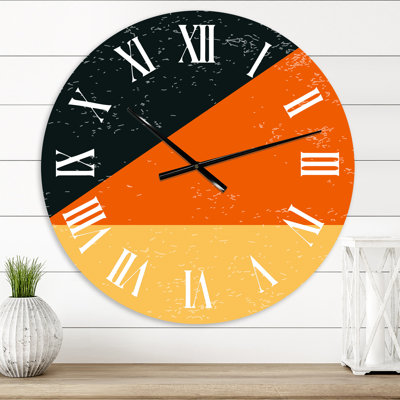 Minimal Compostions géométriques de formes élémentaires IV - Horloge murale moderne