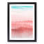 Pink Mountains in Abstract - Framed Print-55768879-55768880