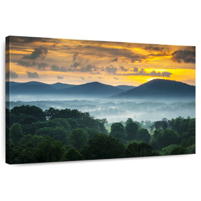 Alvord Hazy Blue Ridge Mountains