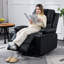 Faux Leather Heated Massage Chair-1467943797