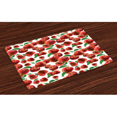 Janesville Apple Autumn Season Fruits Placemat