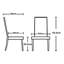 45.5cm H Tufted Upholstered Full Back Parsons Chair-2041595091